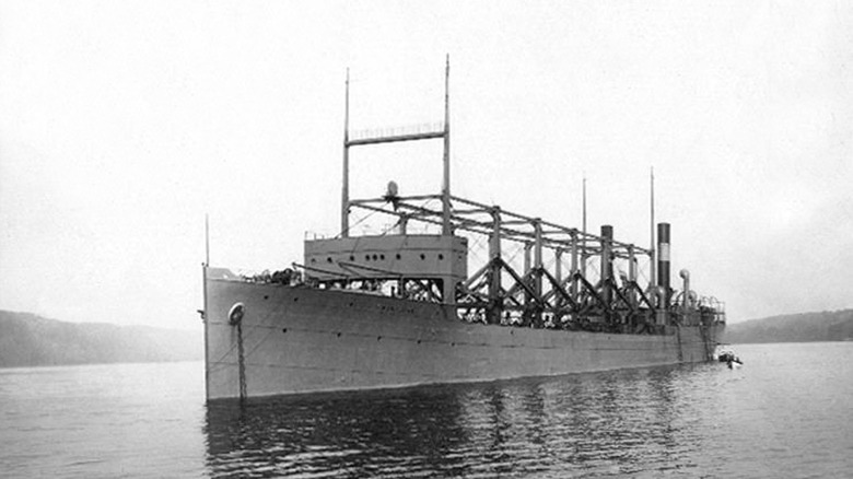 USS Cyclops on the water