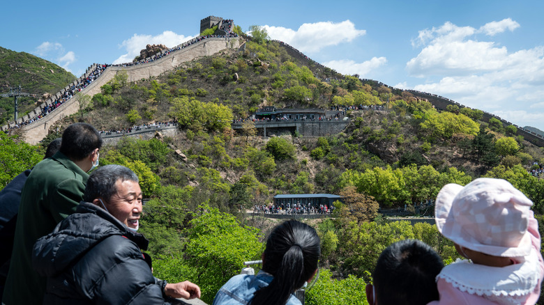 great wall section beijing