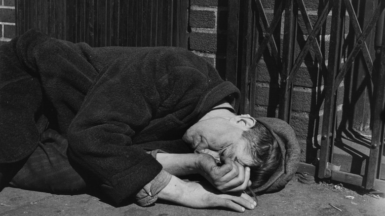 a homeless person new york 1935