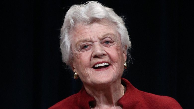 Angela Lansbury chuckles in 2018