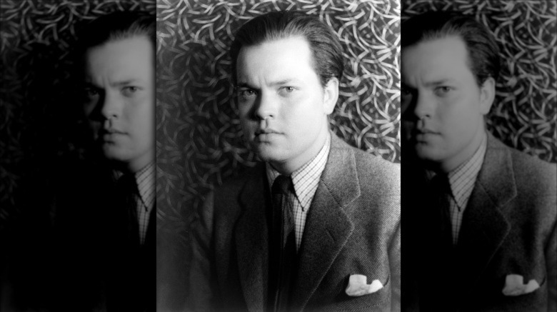 orson welles looking serious