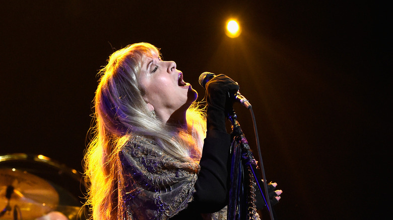 Stevie Nicks onstage in 2018