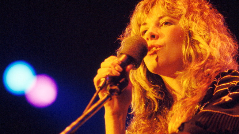 Stevie Nicks onstage in 1977