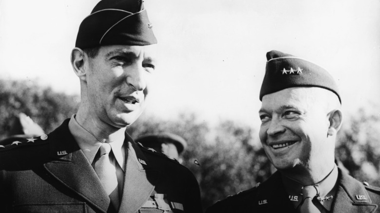 General Clark and General Eisenhower together uniform