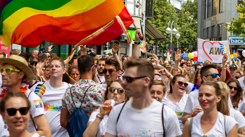 Pride parade in Cologne Germany