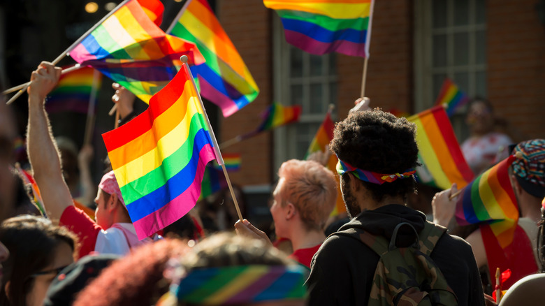 Pride parade in Greenwich Village