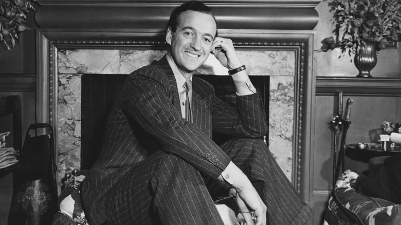 David Niven smiling