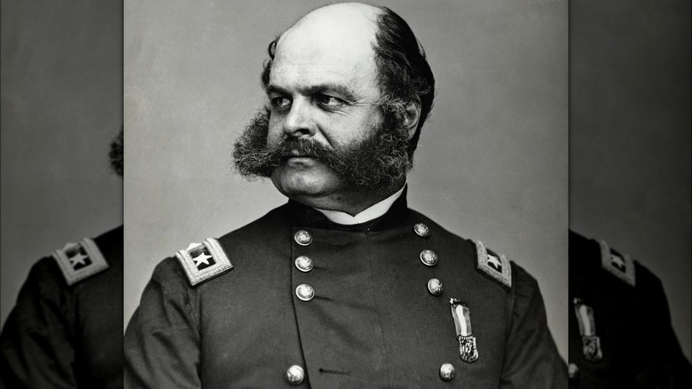 Ambrose Burnside portrait jowl beard