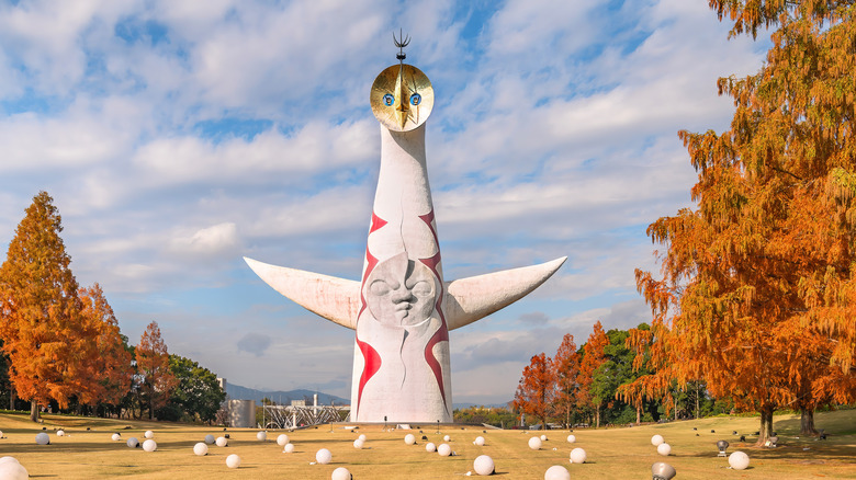 tower of the sun two faces japan