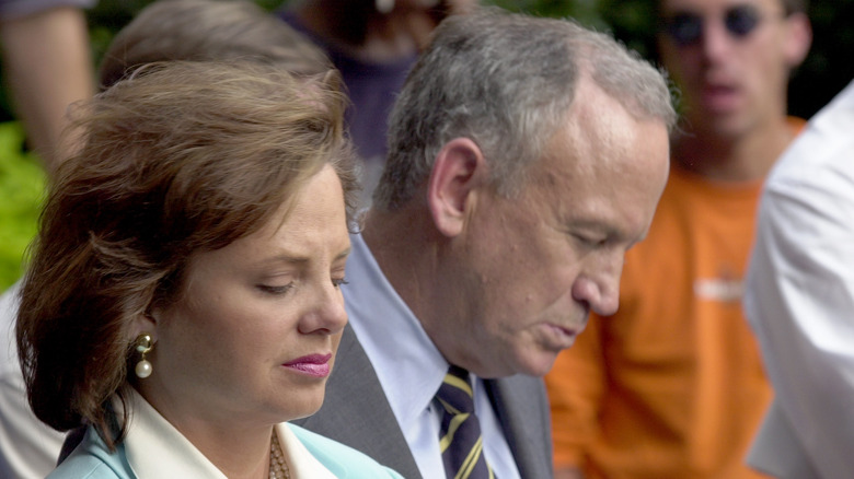 John and Patsy Ramsey during a press conference