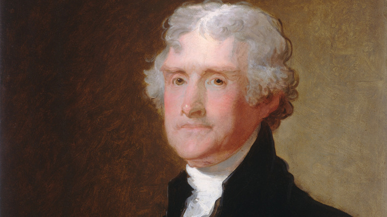 Portrait of Thomas Jefferson in old age