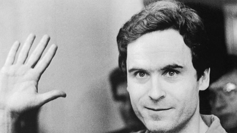 Ted Bundy waving