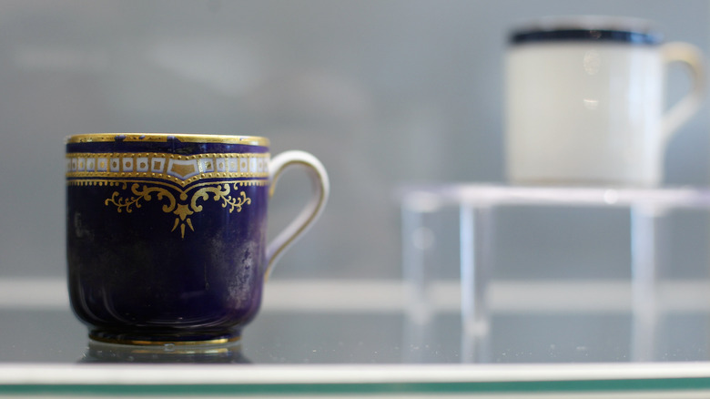 First-class china cup from Titanic