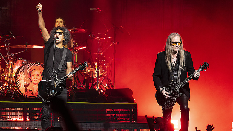 Alice in Chains perform onstage