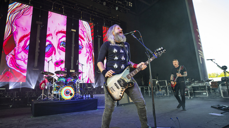 Mastodon performs onstage