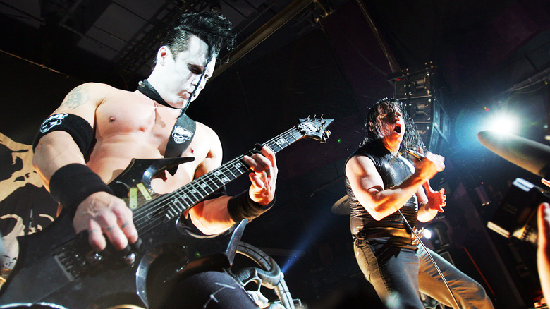 The Misfits perform onstage