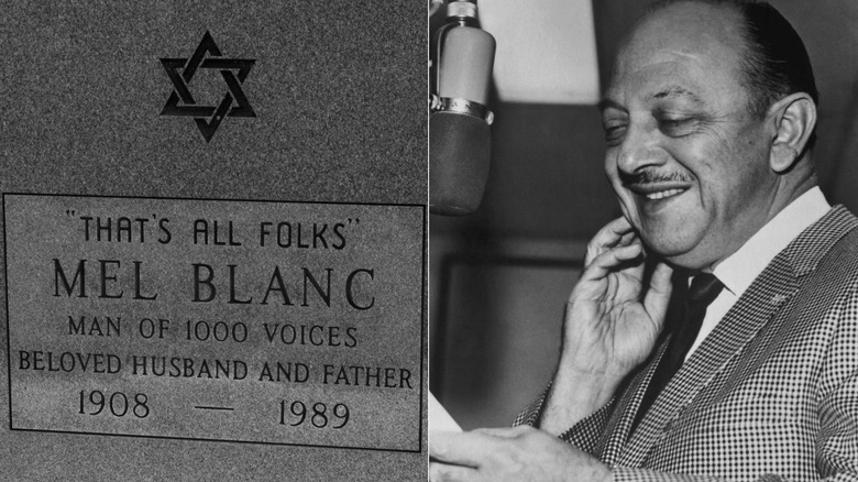 Mel Blanc recording studio grave