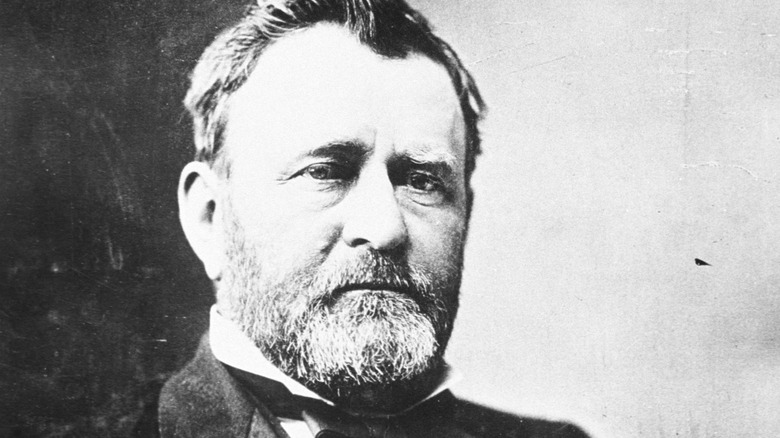 Ulysses S Grant looking to camera beard