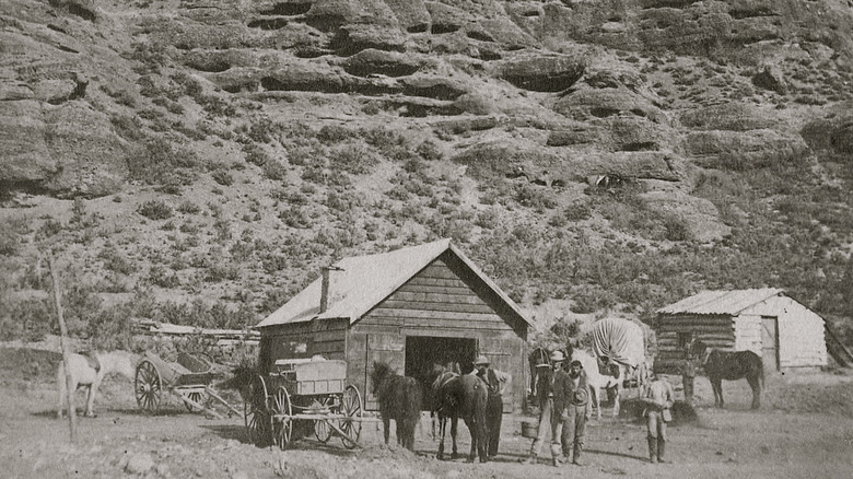 Scene from the Old West