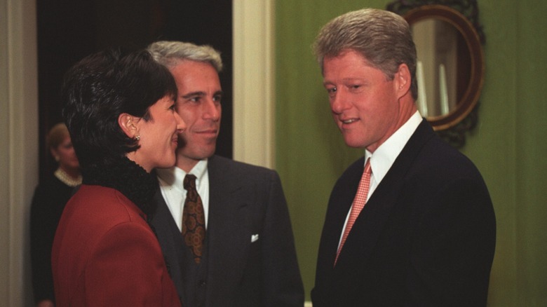 Clinton meeting Epstein and Ghislaine Maxwell 