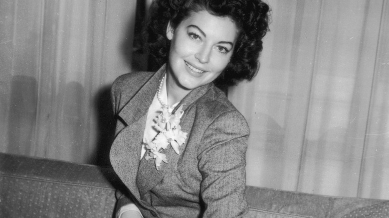 Ava Gardner smiling at camera