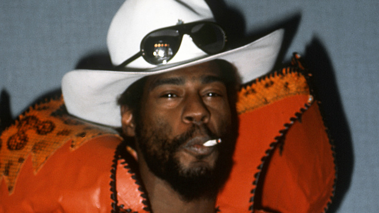 George Clinton smoking