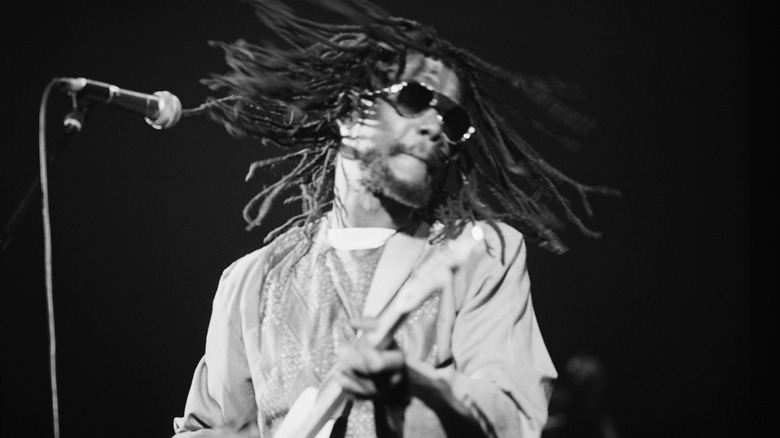 Peter Tosh performing on stage