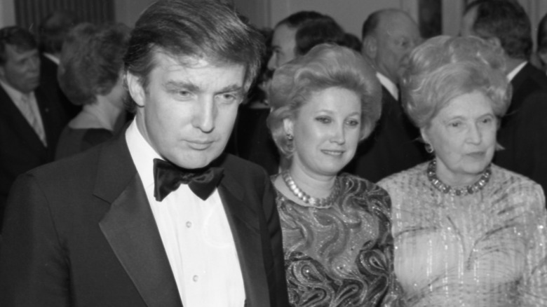 Donald Trump at an event with sister Maryanne Trump Barry