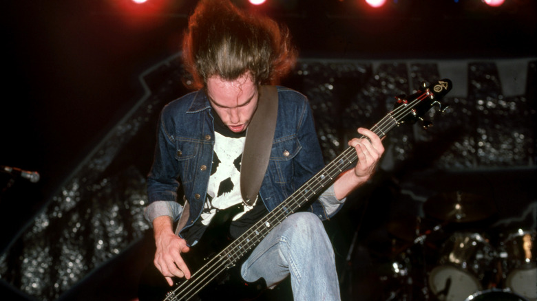 Cliff Burton playing bass for Metallica