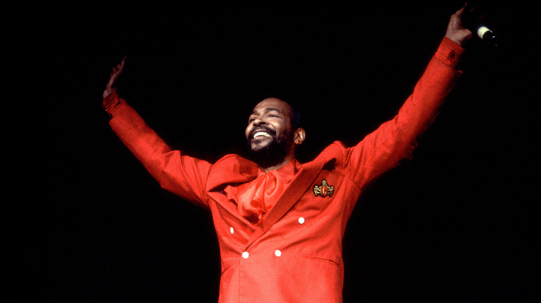 Marvin Gaye performing