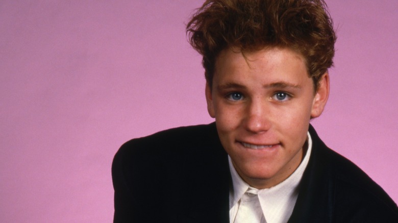 Corey Haim poses in 1987