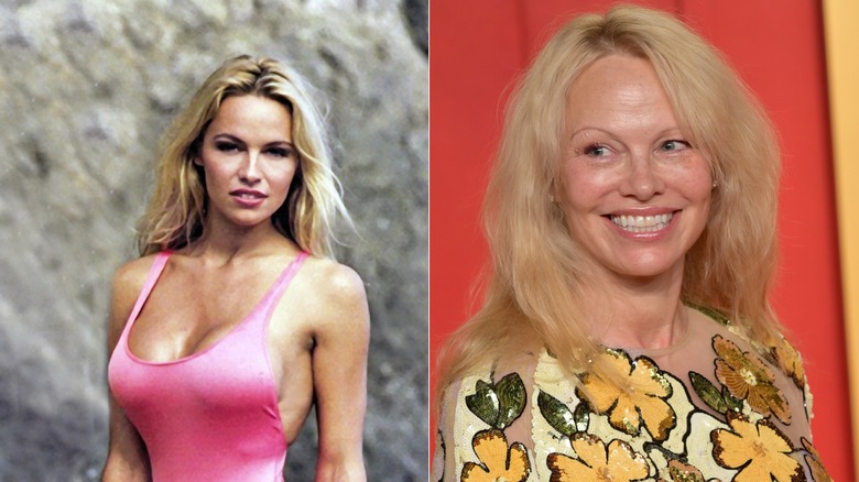 pamela anderson then and now