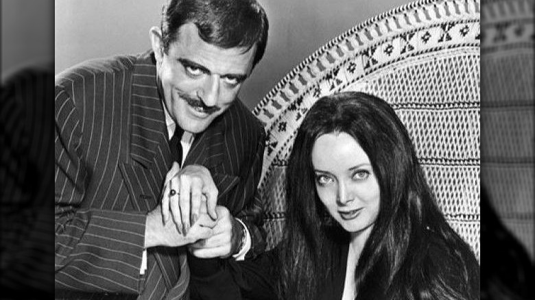 John Astin and Carolyn Jones, 1964