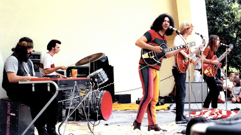 Grateful Dead performing onstage, 1967