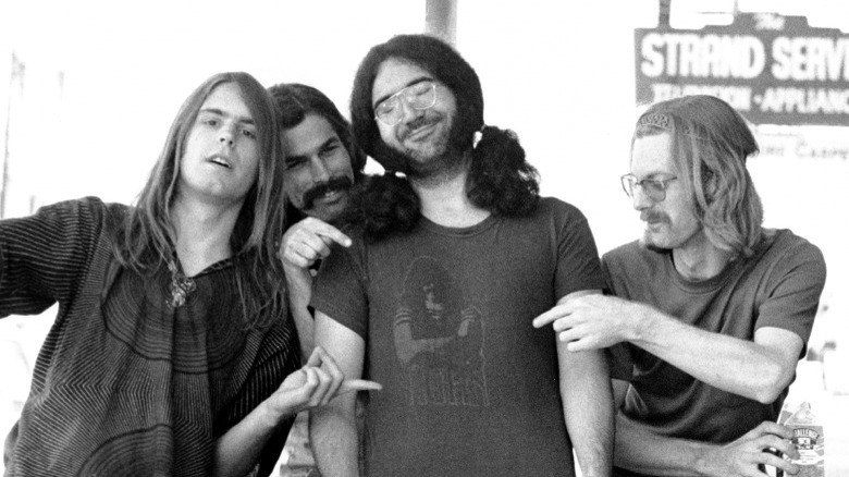 Grateful Dead smiling and laughing