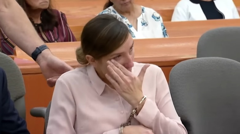 Kouri Richins crying in court