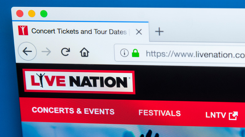 Live Nation website