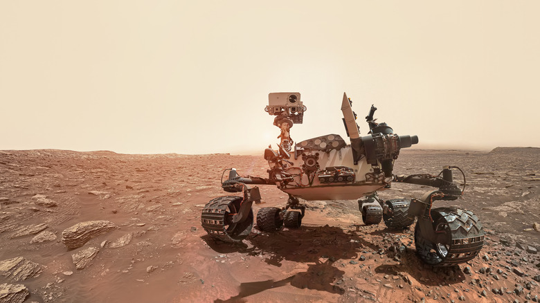 Perseverance rover on Mars