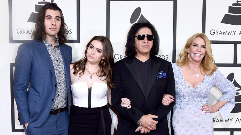 The Simmons family at the Grammys