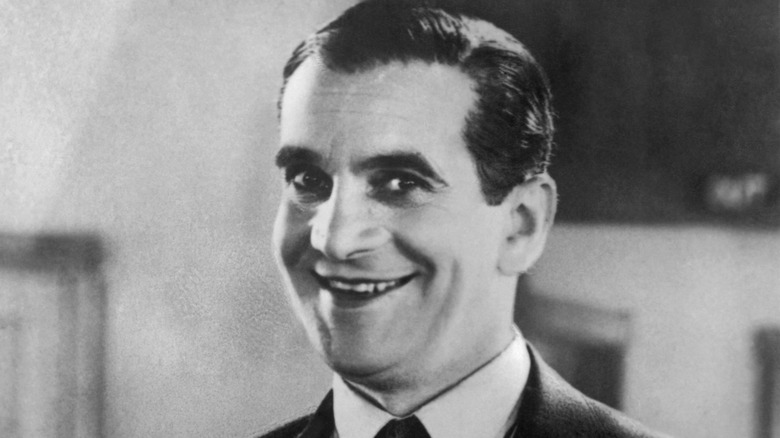 Portrait of Al Jolson smiling