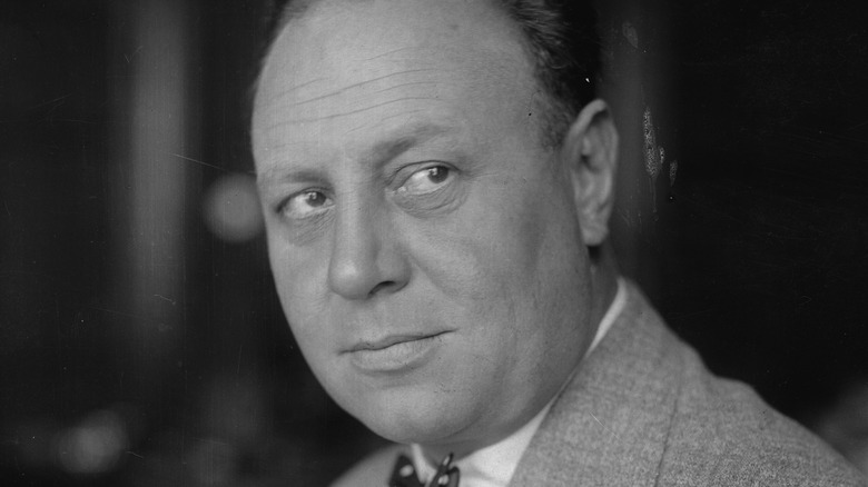 Portrait of Emil Jannings grinning