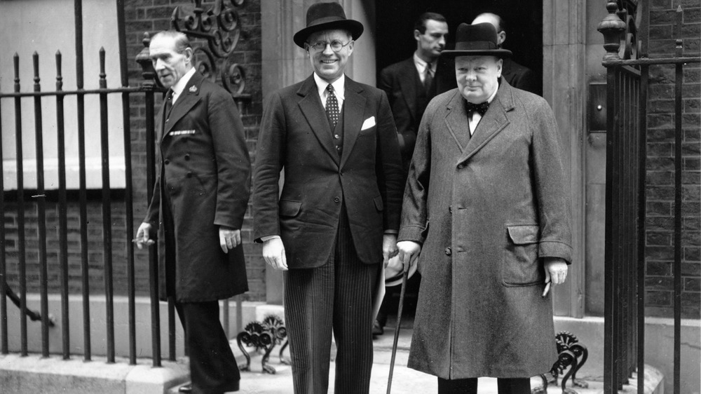 Joseph Kennedy and Winston Churchill