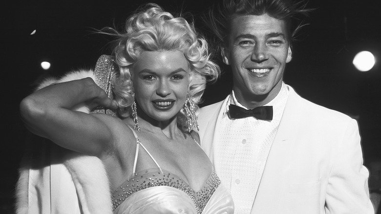 Jayne Mansfield and Mickey Hargitay smiling