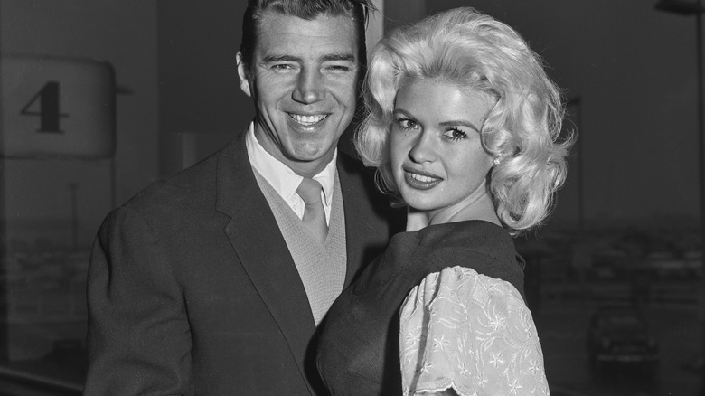 Mickey Hargitay and Jayne Mansfield smiling