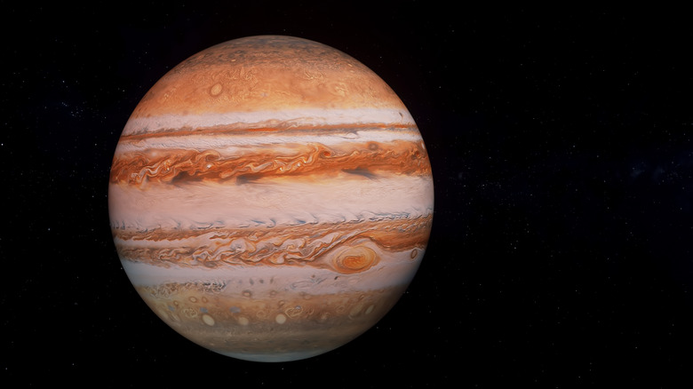 The planet Jupiter