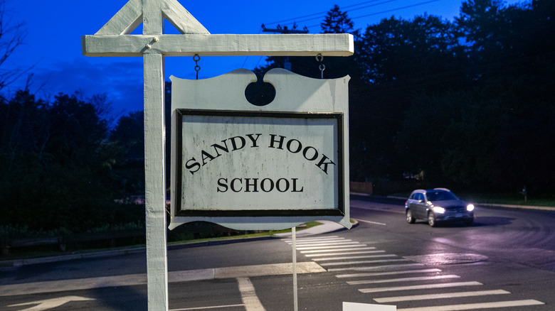 Sandy Hook Elementary School sign