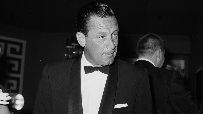 William Holden suit and tie at event