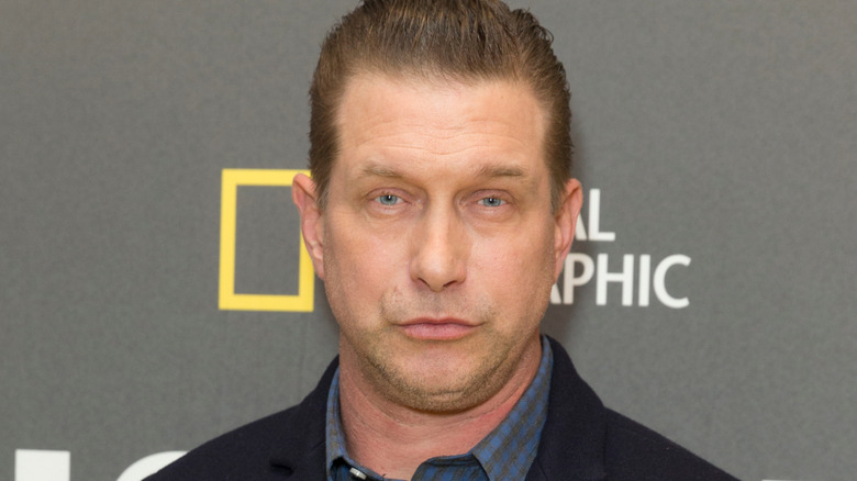 Stephen Baldwin poses for photo at a National Geographic event