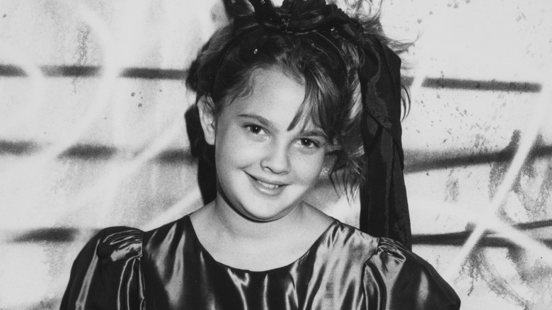 Drew Barrymore at the Limelight nightclub when she was a child