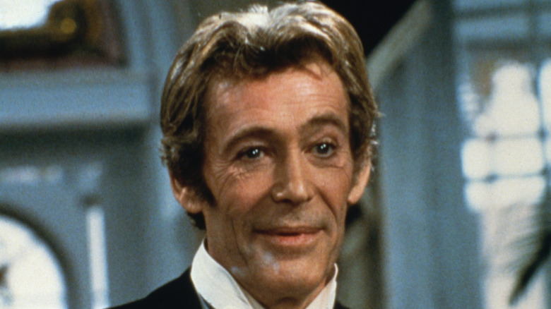 Close up of British actor Peter O'Toole